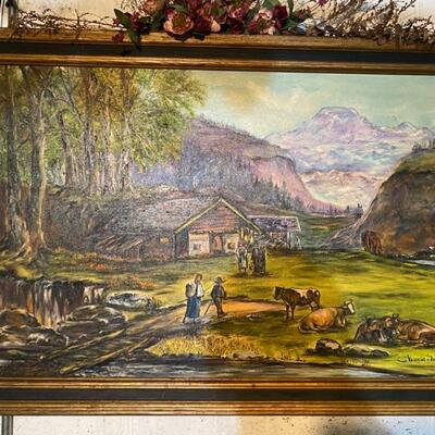 Framed Valentine Kurzeja Artwork