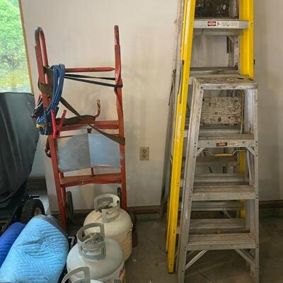 Ladders, Dolly & Gas Bottles 