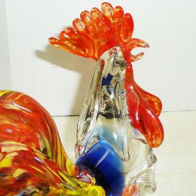 BIG Murano glass rooster