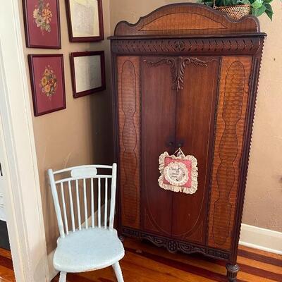 Antique Wardrobe Cabinet