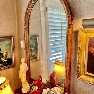 Very old antique wall mirror