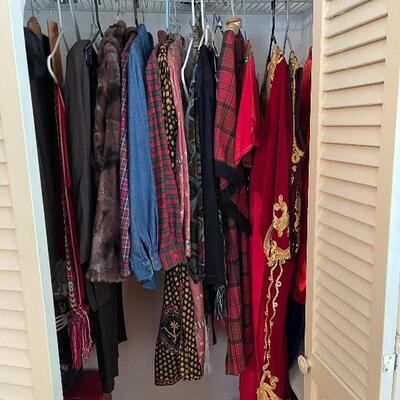 Foreign clothes from travels around world