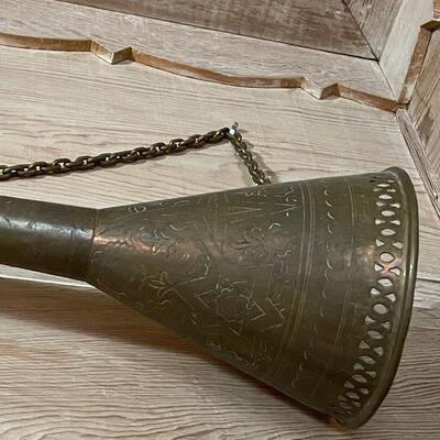 Antique Brass Hunting Horn