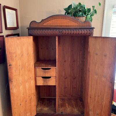 Antique Wardrobe Cabinet
