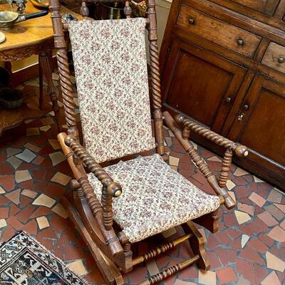 Antique Rocking Chair on wheels