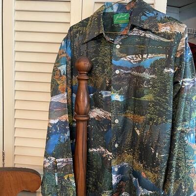 Vintage Joe Namath National Parks Button Down Shirt