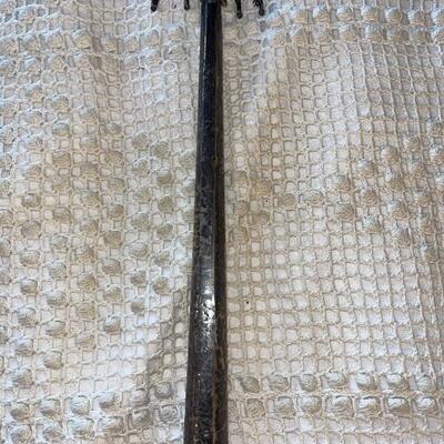 Antique parasol umbrella frame with Sterling Silver handle