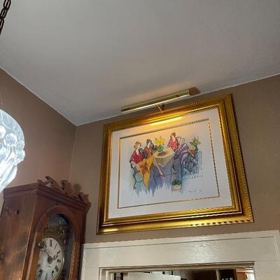 Signed â€œBlissful Momentsâ€ Seriolithograph in color on wove paper, by Itzchak Tarkay w/ COA