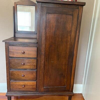 Wardrobe Dresser with Mirror