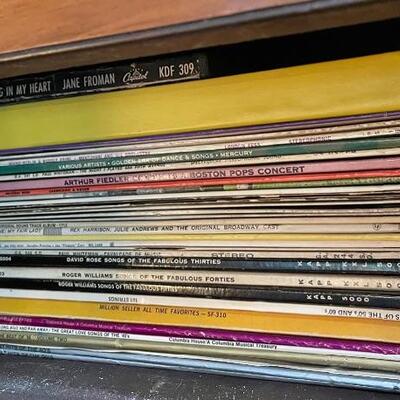 Collection of LP vinyl records