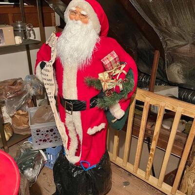 Life size Santa Claus