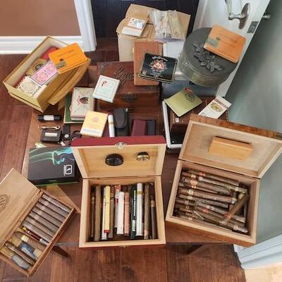 Cigars, Humidors, Accessories, We display much more cigars than in the pictures