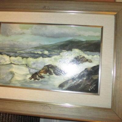Listed Art Oils, Lithographs & Prints To Choose From 