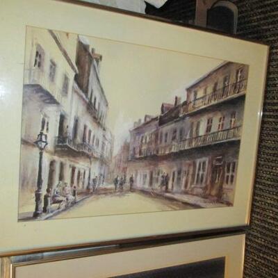 Listed Art Oils, Lithographs & Prints To Choose From 