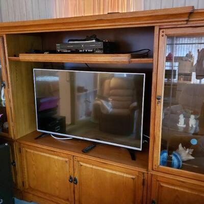 Very nice entertainment center. It is adjustable to accommodate any size tv or configure it for anything you may want