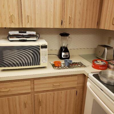 some of the kitchen appliances and items