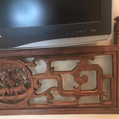 Balinese carved architectural feature $195