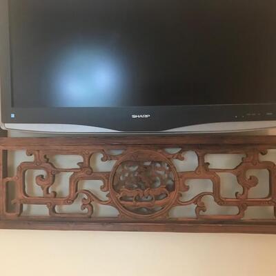 Balinese carved architectural feature $195