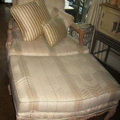 Sherrill chair and ottoman   buy it now  $ 135.00