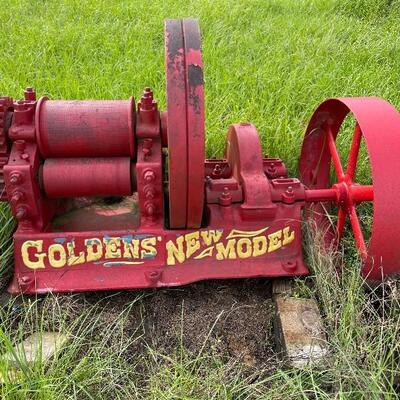 Goldens New Model Cane mill 