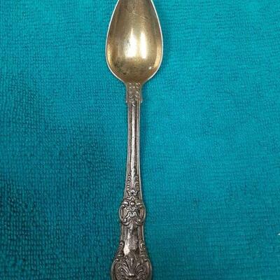 https://www.ebay.com/itm/124815126945	ME3034 USED TIFFANY & CO. STERLING SILVER DESSERT SPOON ENGLISH KING PATTERN

