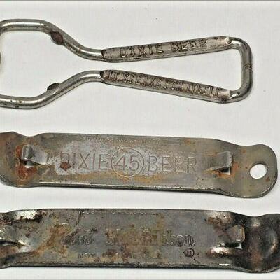 https://www.ebay.com/itm/114855449493	TM0026 LOT OF 3 VINTAGE BEER OPENERS FROM DIXIE 45 AND PABST
