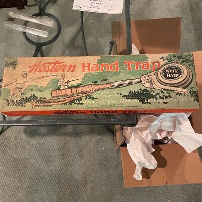 VINTAGE WESTERN HAND TRAP SKEET. BUY IT NOW $28