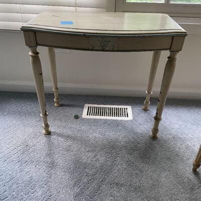 PAINTED SIDE TABLE. BUY IT NOW $50