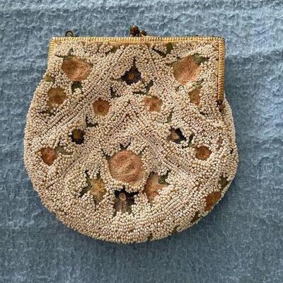 VINTAGE BEADED BAG. BUY IT NOW $50