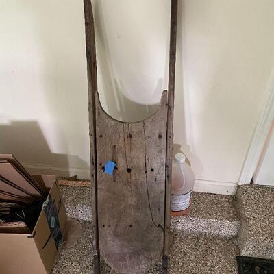 VINTAGE BELLY FLOP SLED. 44"L. BUY IT NOW $125