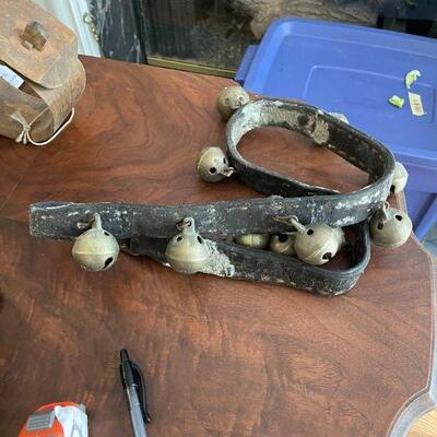 VINTAGE SLEIGH BELLS (12) BUY IT NOW $100