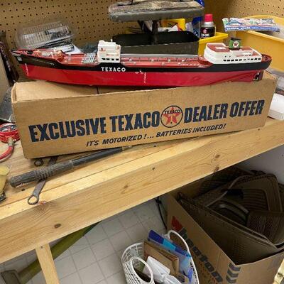 TEXACO WEN MAC SS NORTH DAKOTA TOY TANKER OIL SHIP BOAT DEALER PROMO 1961, BUY IT NOW $75 