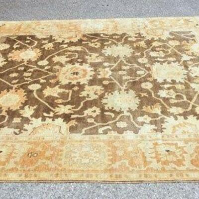 1197	OUSHAK RUG, 8 FOOT 3 IN X 9 FOOT 8 IN, SOME STAINING
