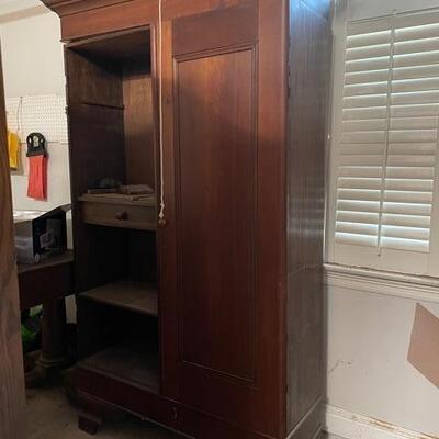 mahogany armoire