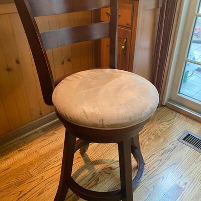 3PC Padded Bar Stools - 37.5"H x 19"W x 19"D - WAS $45 Each NOW $60 FOR THREE