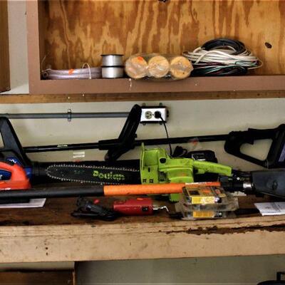 Lots of tools for yard and more.