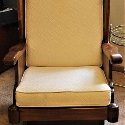 Vintage wooden rocker.