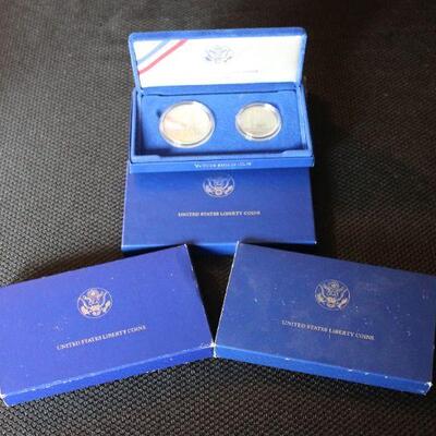 Commemorative coin collection.