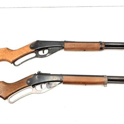 908	

Two Daisy Red Ryder Carbine Single Barrel Lever Action BB Guns
Two Daisy Red Ryder Carbine Single Barrel Lever Action BB Guns