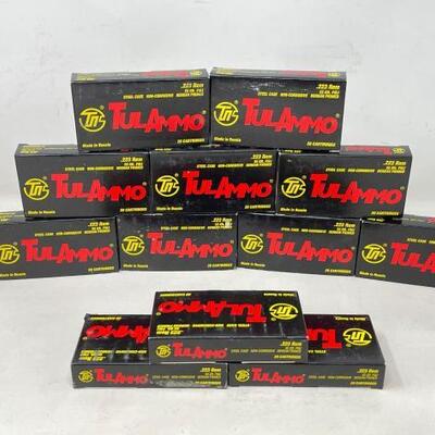 #8486 • 240 Rounds Of TULAMMO .223 REM 55 GR. FMJ
