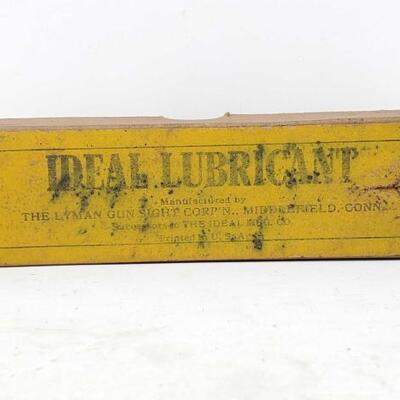 #1074 â€¢ Ideal Lubricant Manufactured By The Lyman Gun Sight Corp'n.