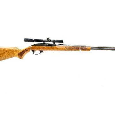 858	

Martin Glenfield 60 .22lr Semi Auto Rifle
Barrel Length: 22” Serial Number: 22434143