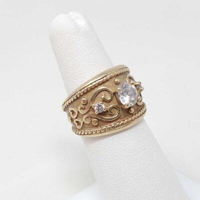 #1354 â€¢ 10k Gold Ring, 6.8g
size 7