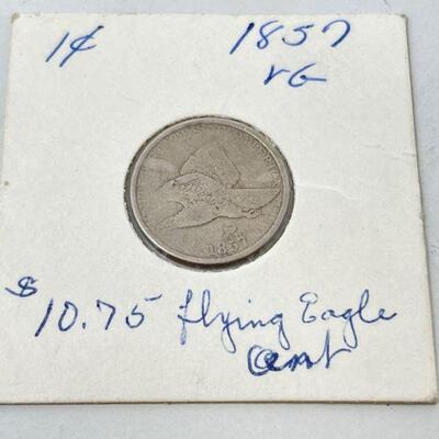 #1896 â€¢ 1857 Flying Eagle Cent