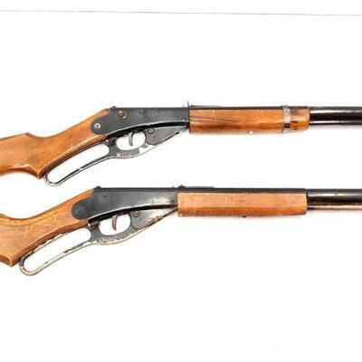 906	

Two Daisy Red Ryder Carbine Single Barrel Lever Action BB Guns
Two Daisy Red Ryder Carbine Single Barrel Lever Action BB Guns