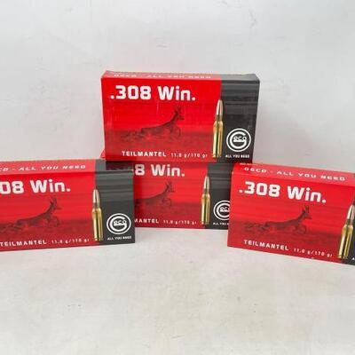 #8562 • 80 Rounds Of .308 WIN 170GR
