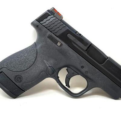 #425 â€¢ NEW! Smith & Wesson M&P 9 Shield 9mm Semi-Auto Pistol. CA OK 1 PER 30 DAYS. SERIAL NO. JHE2819 BARREL LENGTH 3