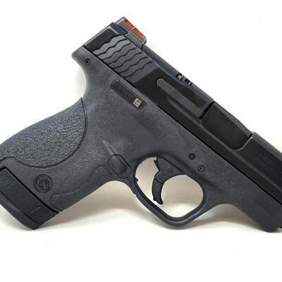 #425 â€¢ NEW! Smith & Wesson M&P 9 Shield 9mm Semi-Auto Pistol. CA OK 1 PER 30 DAYS. SERIAL NO. JHE2819 BARREL LENGTH 3" ....