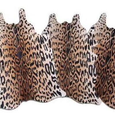 170	

1 Brazilian Amazon Jaguar cowhide rugs.
Measures Approx 90â€x70â€