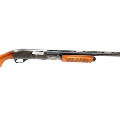 710	

Remington Wingmaster 870 12ga Pump Action Shotgun
Serial Number: Barrel Length:
3-29
